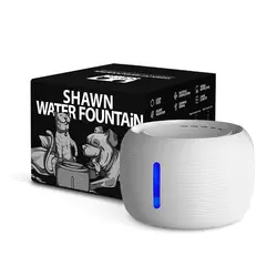 آبخوری اتوماتیک شاون SHAWN Water Fountain Pro Slient حجم 2.5 لیتری رنگ سفید - پت شاپ پنگوئن