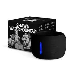 آبخوری اتوماتیک شاون SHAWN Water Fountain Pro Slient حجم 2.5 لیتری رنگ مشکی - پت شاپ پنگوئن