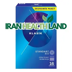 کاندوم دورکس مدل کلاسیک بسته 16 عددی Klasik/Classic