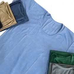 زیرپوش آستین دار پلی استر پنبه مردانه رنگی 3XL ( 6 عددی )