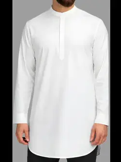 پیراهن پاکستانی سفید مردانه