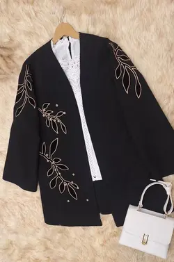 مانتو مجلسی سایزبزرگ سارین