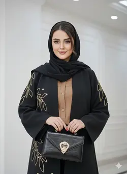 مانتو مجلسی سایزبزرگ سارین