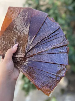 لواشک الو قطره طلا ترش نمکی