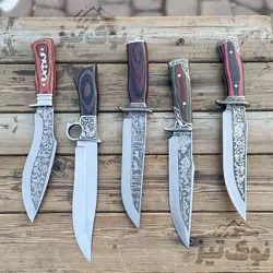 چاقو شکاری برونینگ با کیفیت بینظیر(۵ نوع مختلف همه با غلاف)