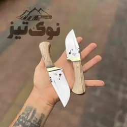 چاقو کمری باربند برنجی استاد احد (غلاف هدیه)