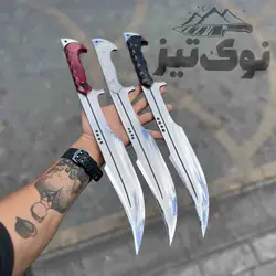 چاقو شکاری سرداری بسیار مقاوم در 3 رنگ