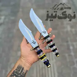 چاقو شکاری استیل(ضدزنگ) مقدم با غلاف