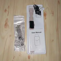 ساعت هوشمند ورزشی ضد آب با بند اضافه گلبهی Smart Watch Sport