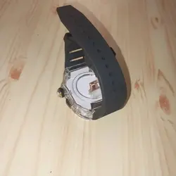 ست بند لاستیکی فلورین و قاب پلی‌کربنات لوکس | رزگلد و دودی | با کریستال زیرکونیا Apple Watch Ultra 46mm (محافظ اپل واچ)