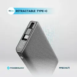 پاوربانک پاورولوژی Powerology 22W 10000mAh PPBCHA71 گارانتی رسمی 6 ماهه گجت