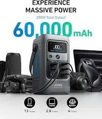 پاوربانک انکر ANKER SOLIX C200 DC PORTABLE POWER STATION  گارانتی رسمی 6 ماهه گجت