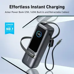 پاوربانک لپتاپ انکر Anker Laptop Power Bank (25K, 165W) a1695 گارانتی رسمی 6 ماهه گجت