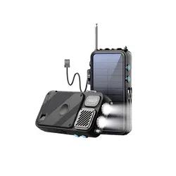 پاوربانک پاورولوژی Powerology 16000mAh Solar Power / FM Radio / Speaker / Light گارانتی رسمی 6 ماهه گجت