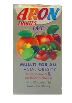 قرص چاقی صورت آرون فروت ARON FRUITES بسته 60 عددی