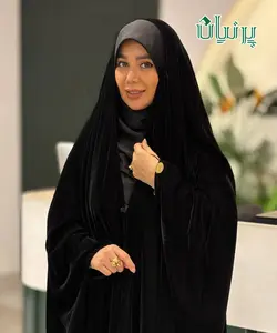 چادر عربی جده مخمل ونوس ایتالیا ساده - گالری پرنیان