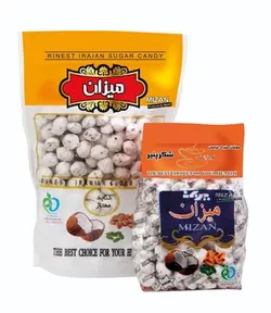 انواع شکر پنیر درجه یک ۴۰۰ گرمی برند میزان - فروشگاه ما