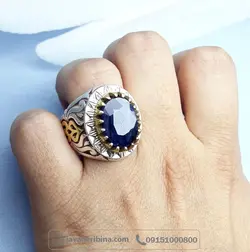 نقره مردانه تاج برنجی فاخر _کد:35302