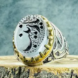 تاج برنجی با حکاکی یا زینب _کد:33963