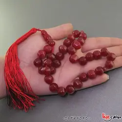 قرمز درشت 33 دانه ای تراشدار ممتاز _کد:17248