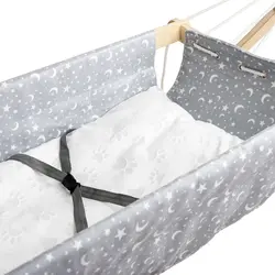 گهواره  نوزاد  ننو  ماهسون  اورجینال  با پارچه  ترک درجه 1 همراه با پشه بند