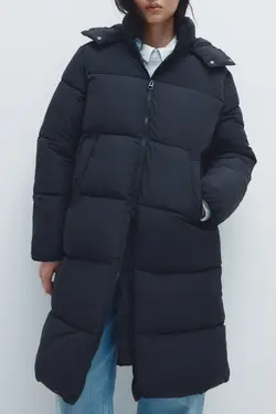 کاپشن زنانه H&M مشکی با ضمانت اورجینال بودن