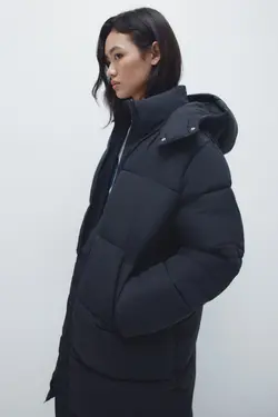 کاپشن زنانه H&M مشکی با ضمانت اورجینال بودن