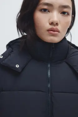 کاپشن زنانه H&M مشکی با ضمانت اورجینال بودن