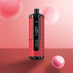 ویپ ۱۵ هزار پاف الفاخر با طمع ایمارتیز و پاستیلalfakher 15000puffs hubba