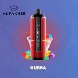 ویپ ۱۵ هزار پاف الفاخر با طمع ایمارتیز و پاستیلalfakher 15000puffs hubba