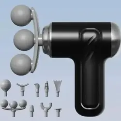 ماساژور تفنگی شارژی مدل Fascia gun LM 130 گیربکس هوشمند شش سرعته