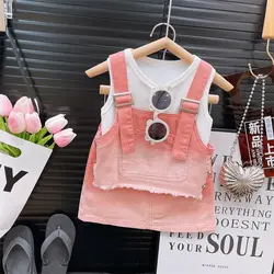سه تیکه جین فشن pink  ✨ کد 255