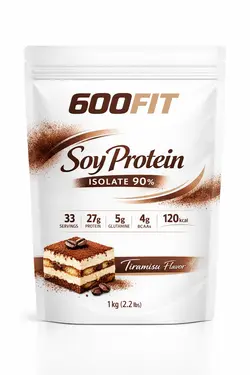 پروتئین ایزوله سویا 90 درصد با طعم ترامیسو 1000 گرم