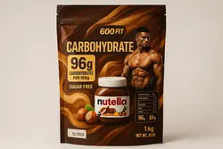 مکمل کربوهیدرات carbo وزن 1000 گرم با طعم نوتلا