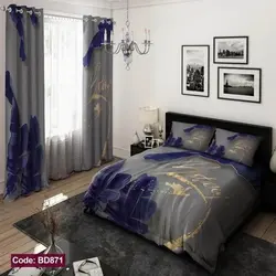 خرید قسطی ست کامل ژورنالی روتختی 6 تیکه شامل لحاف ملافه کشدار 4 عدد روبالشی کد BD871 (پس کرایه)