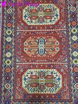 فرش گبه لاکی لچک | فرش صائب | کد : h157 (عکس محصول قدیمی است) - صائب شاپ