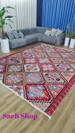 فرش لاکی محرماتی | فرش گبه صائب | کد : O159 - صائب شاپ