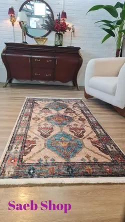 گلیم فرش عشایری آشپزخانه | فرش صائب | کد : M187 - صائب شاپ