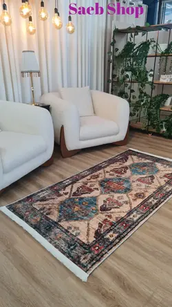 گلیم فرش عشایری آشپزخانه | فرش صائب | کد : M187 - صائب شاپ