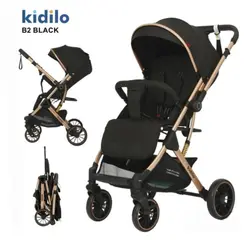 کالسکه چمدانی مسافرتی کیدیلو B2-رنگ مشکی kidilo باخدمات پس ازفروش وضمانت