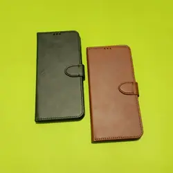 کیف کلاسوری چرمی مگنتی جا کارتی دار مناسب برای گوشی موبایل شیائومی redmi note9