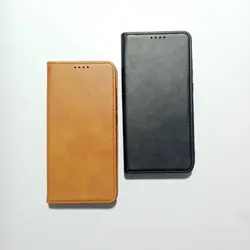 کیف کلاسوری چرمی مگنتی جا کارتی دار مناسب برای گوشی موبایل شیائومی redmi note9
