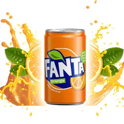 نوشابه فانتا پرتقالی اورجینال Fanta Orange Soft Drink