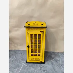اکسسوری جاشمعی باجه تلفن لندن سایز متوسط تزئینی