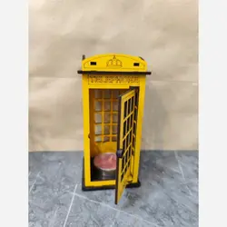 اکسسوری جاشمعی باجه تلفن لندن سایز متوسط تزئینی
