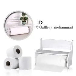 شلف جا دستمال رولی طرح نیمکت ضد آب نانو