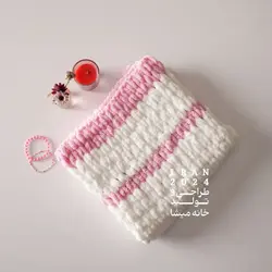 پتو نوزاد دستبافت دلبند - خانه میشا