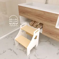چهارپایه و زیرپایی چوبی کودک پرواز - خانه میشا