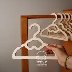 چوب‌لباسی چوبی آویزک - خانه میشا