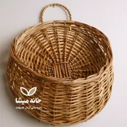 دیوارکوب حصیری لانه در ۲سایز - خانه میشا
